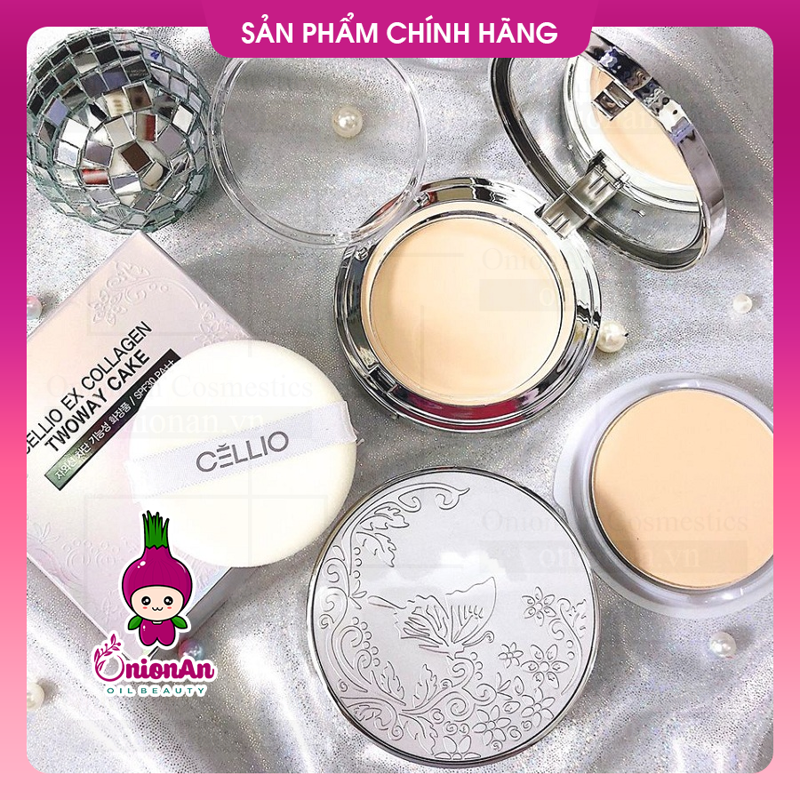 Phấn Phủ Cellio Ex Collagen Twoway Cake SPF30 PA+++